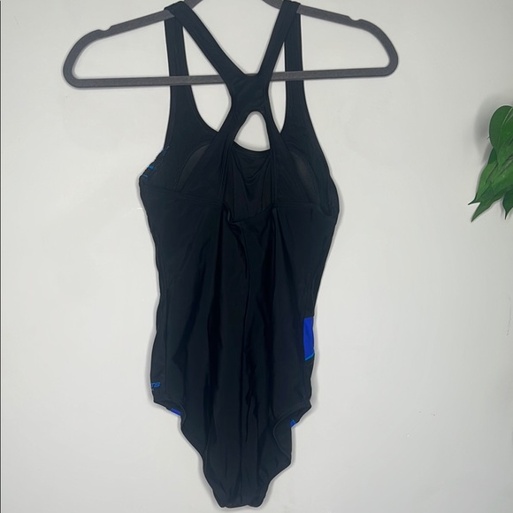 Roots Women's Black and Blue One Piece Swimsuit - Picture 6 of 7